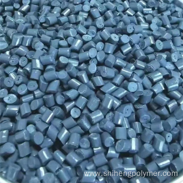 Non-black spot primary recycled ABS plastic particles